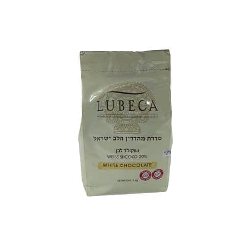 שוקולד לובקה לבן, מארז 1 קילו- סדרת המהדרין