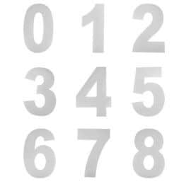 סט מספרים גודל איי4 לעוגת בצק פריך