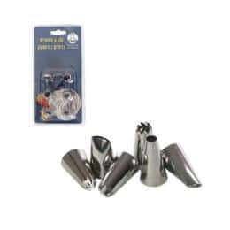 סט 6 צנטרים מנירוסטה