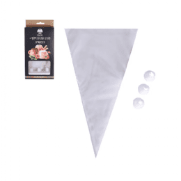 סט 12 שקיות זילוף ו3 צנטרים מפלסטיק