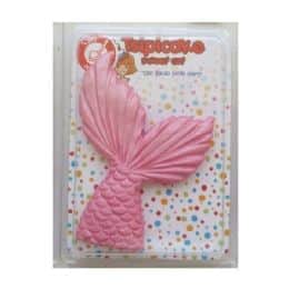 זנב בת ים מבצק סוכר- ורוד