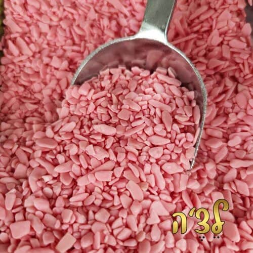 שבבי שוקולד ורוד- אריזת 1 קילו, חלבי