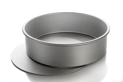 תבנית אנודייז תחתית נשלפת קוטר 23 ס"מ גובה 10 ס"מ