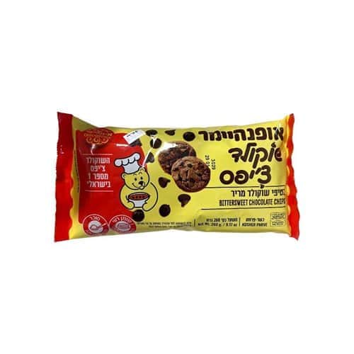 שוקולד צ'יפס אופנהיימר- 260 גרם, פרווה