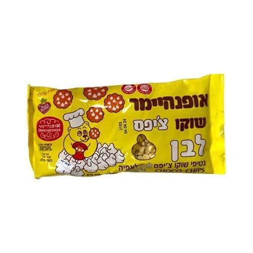 שוקולד צ'יפס לבן אופנהיימר- 250 גרם, פרווה