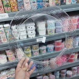 מגש שקוף גודל 34 סמ