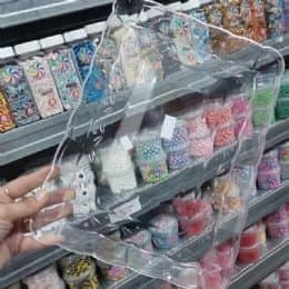 מגש שקוף מעוטר גודל 23/32