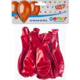 חבילת 10 בלונים בצבע ורוד