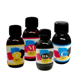 דיו אכיל למדפסת- הגביע- סט 4 צבעים