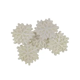 קישוט בצק סוכר- פתיתי שלג לבן