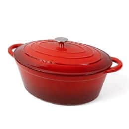 סיר אובלי יצוק בנפח 5 ליטר מצופה אמייל