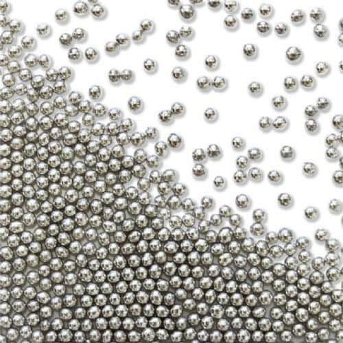 פנינים כסף 4 ממ- אריזת 70 גרם