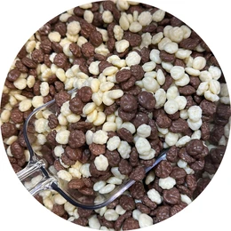 קורנפלקס מיני מצופה שוקולד- חלבי, מחיר ל100 גרם