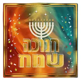 16 יח מפיות חנוכה שמח