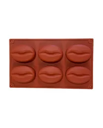 תבנית סיליקון להכנת קינוח בצורת פולי קפה