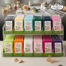 בצק סוכר mac 250 גרם, פרווה- צבע ירוק בהיר