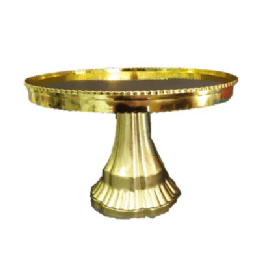 סטנד פלסטיק על רגל זהב