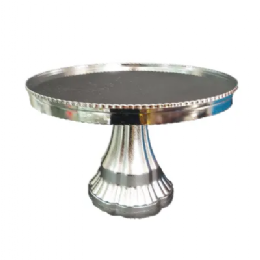 סטנד פלסטיק על רגל כסף