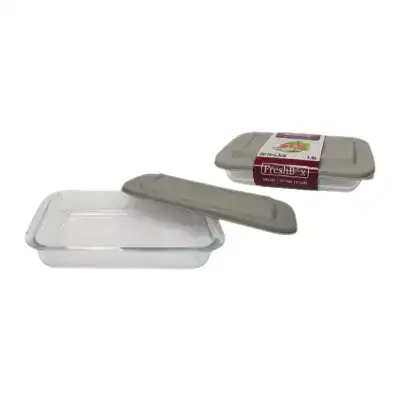 פרשבוקס תבנית זכוכית עם מכסה