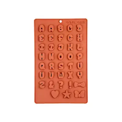 תבנית אותיות סיליקון אנגלית פונט בילבי
