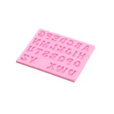 תבנית אותיות סיליקון באנגלית פונט טארמפ