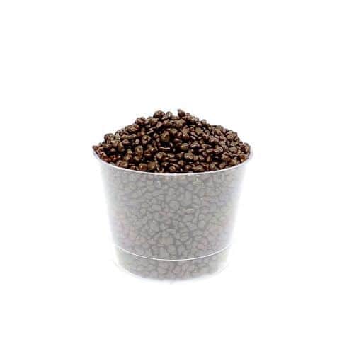 שוקופרלה מריר- סוכר קארנצ' מצופה שוקולד-פרווה- מחיר ל100 גרם