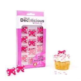 סוכריות לקישוט פפיון ורוד דקולישס