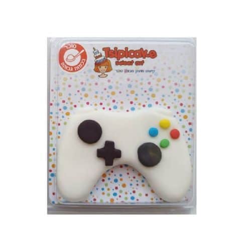 שלט גיימר לבן מבצק סוכר