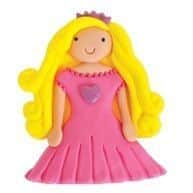 קישוט בצק סוכר- נסיכה