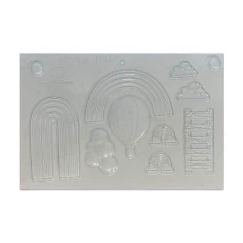 תבנית קשת בענן, סולם, כדור פורח