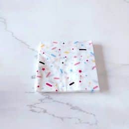 מפיות דגם סוכריות קונפטי- 20 יח