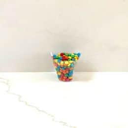 כוס קינוח דגם "שלוש פינות"- 16 יח