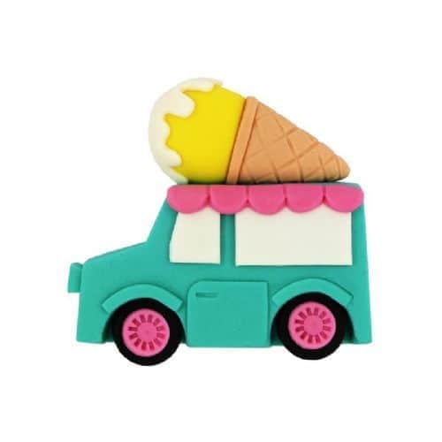 קישוט בצק סוכר- אוטו גלידה