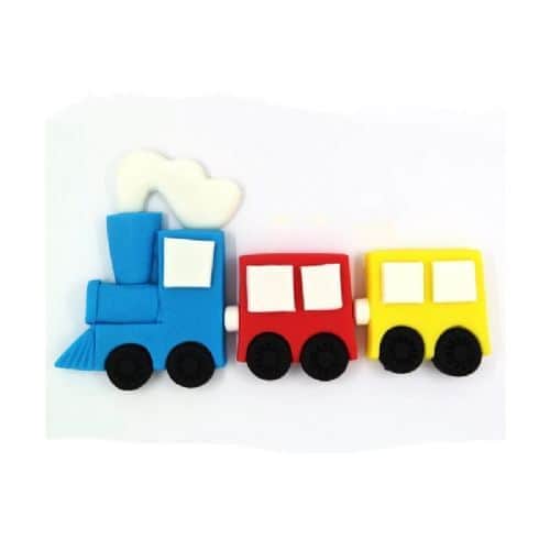 קישוט בצק סוכר- רכבת